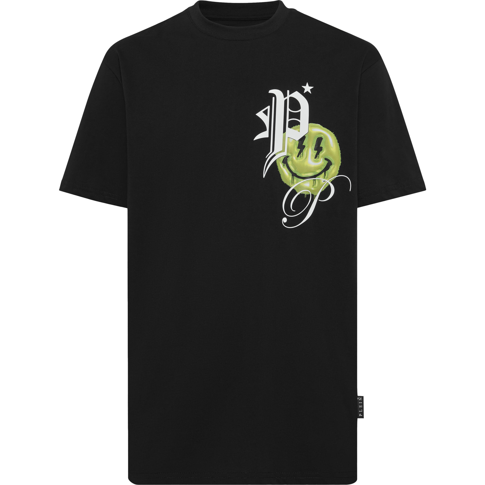 PHILIPP PLEIN Camiseta de cuello redondo y manga corta SMILE