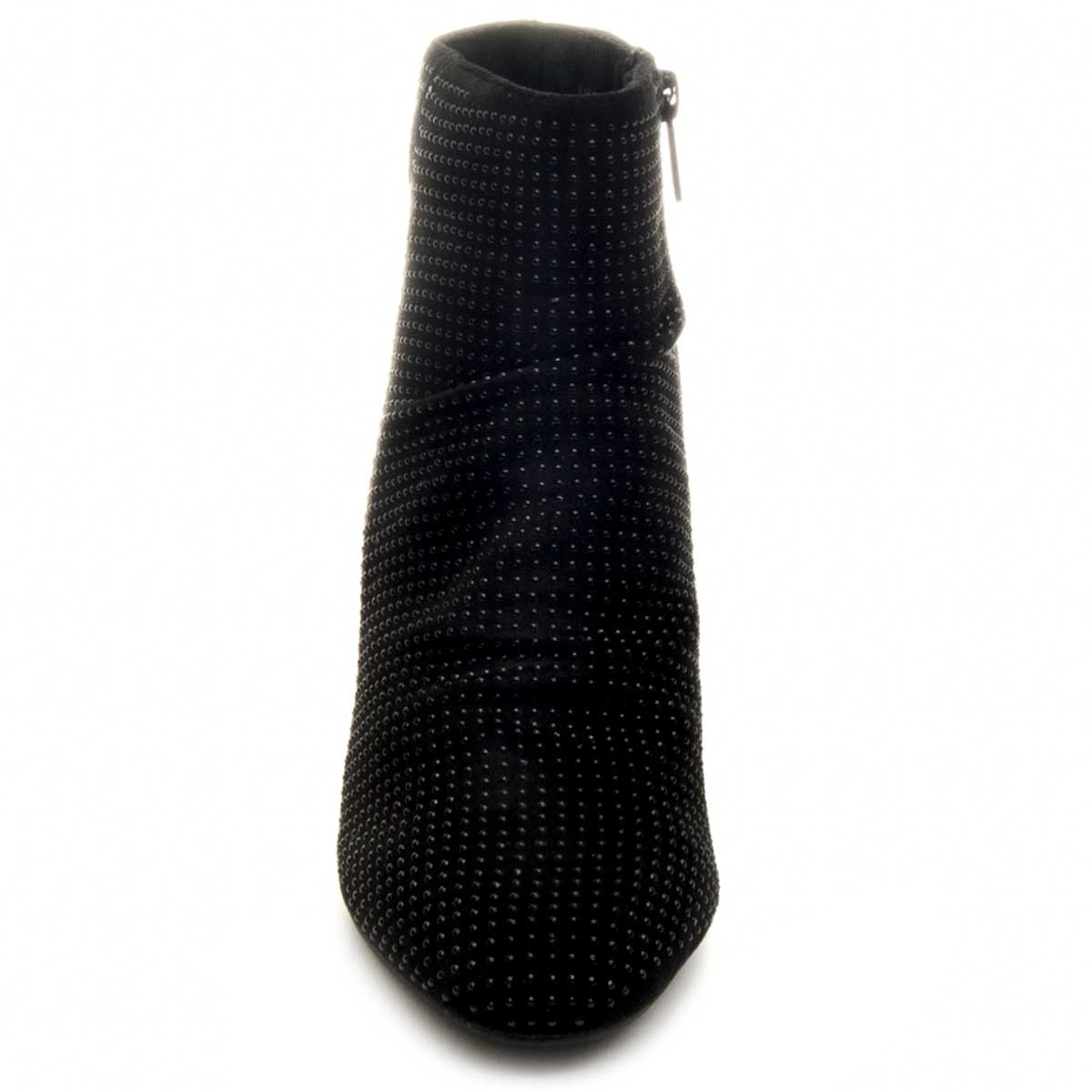 Botín De Tacón - Negro - Altura: 8 Cm