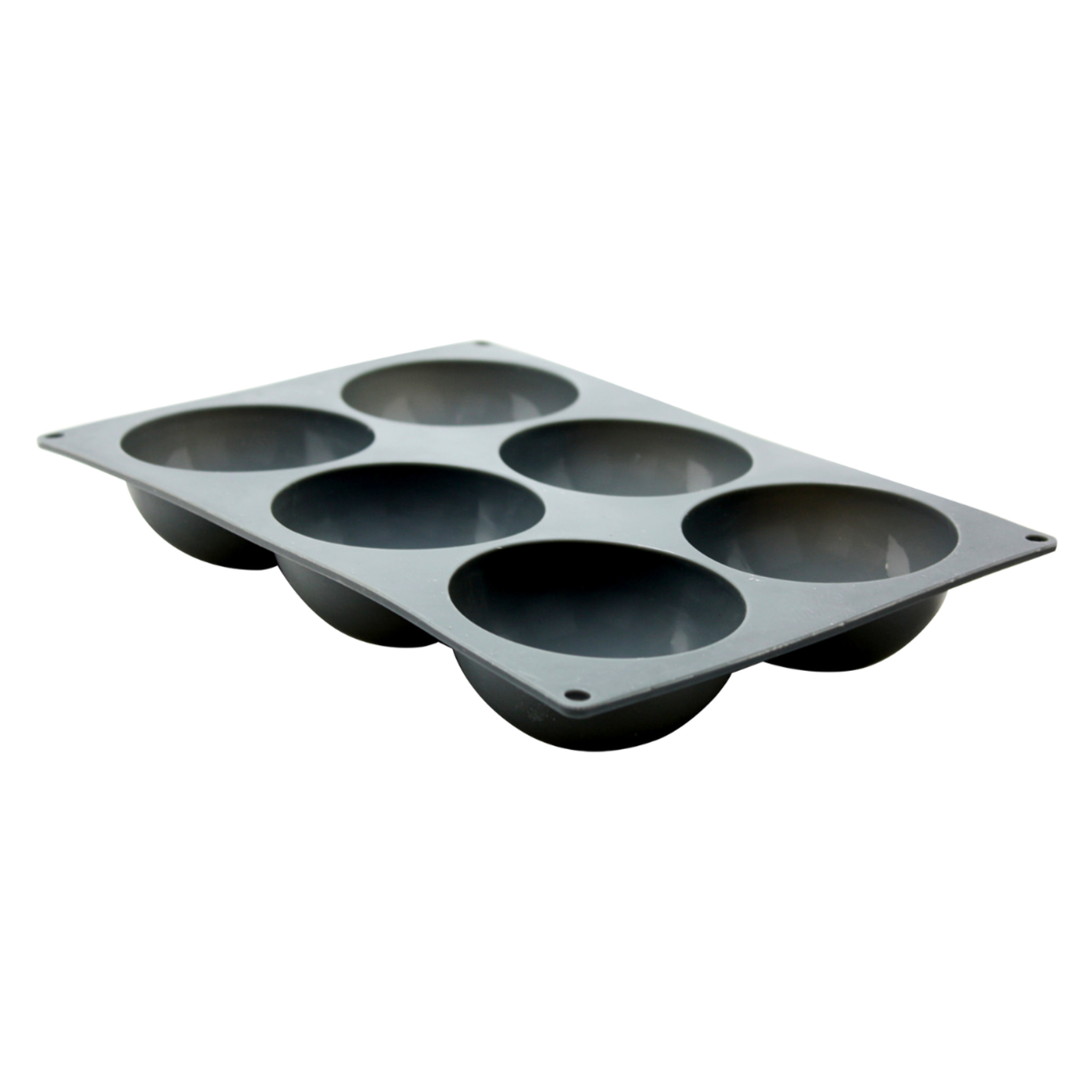 Plaque moule pour 6 grands dômes en silicone