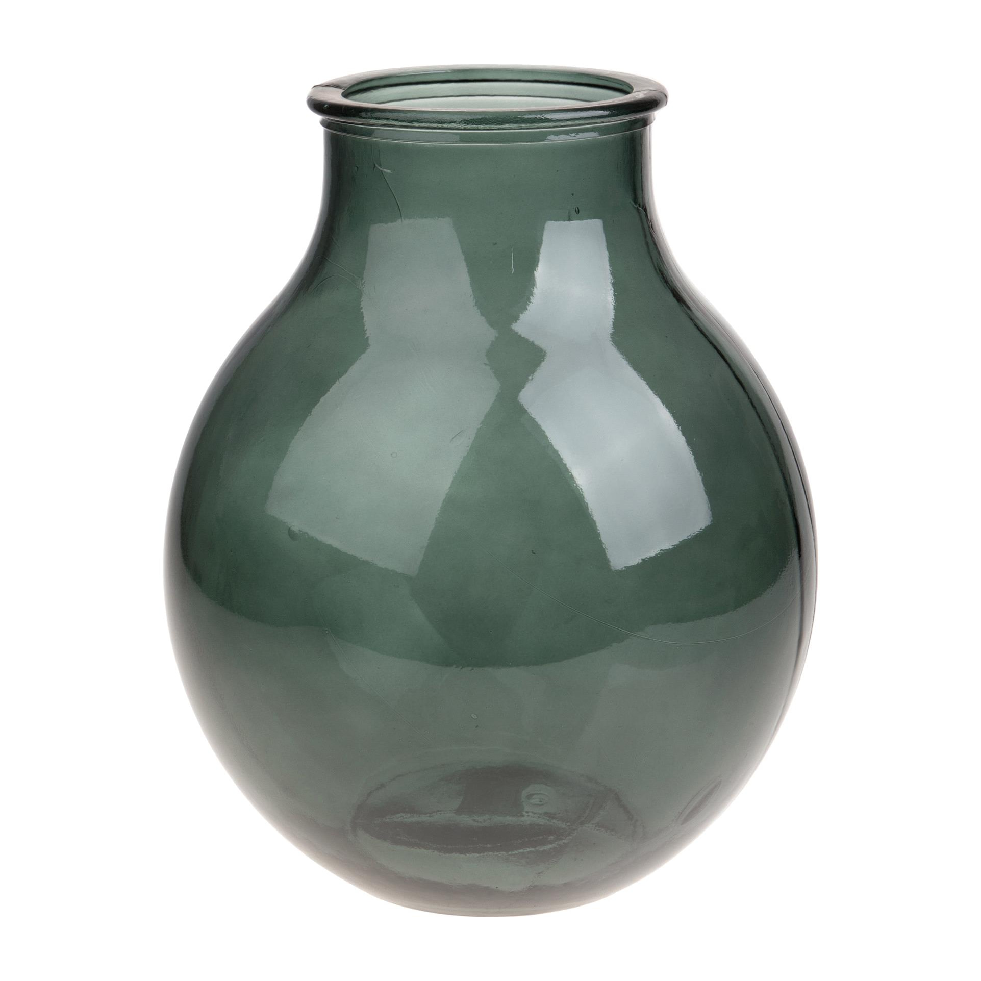 Vaso Grande Apertura. Altezza 36 Cm - Pezzi 1 - 31X36X31cm - Colore: Verde - Bianchi Dino - Decori Casa E Complementi