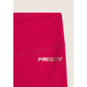 Leggings in tessuto quick dry vita alta con fondo a zampa