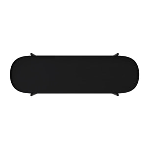 Console en cannage et bois de mindi 120 cm - Lukut