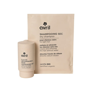 Shampooing Sec en Poudre - Cheveux Clairs Certifié Bio 30g