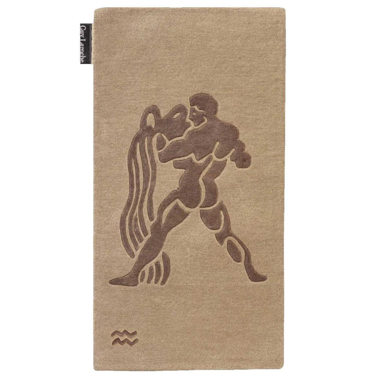 Tapis salon et chambre fait main en laine motif géométrique BETU