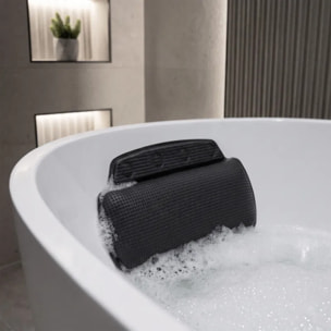 coussin de baignoire PVC ALASKA 32x23cm Noir Spirella