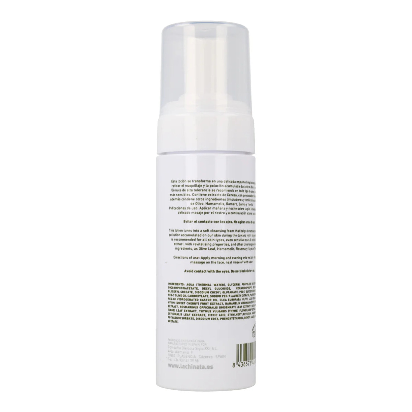 Mousse Limpiadora Cereza La Chinata 150 ml