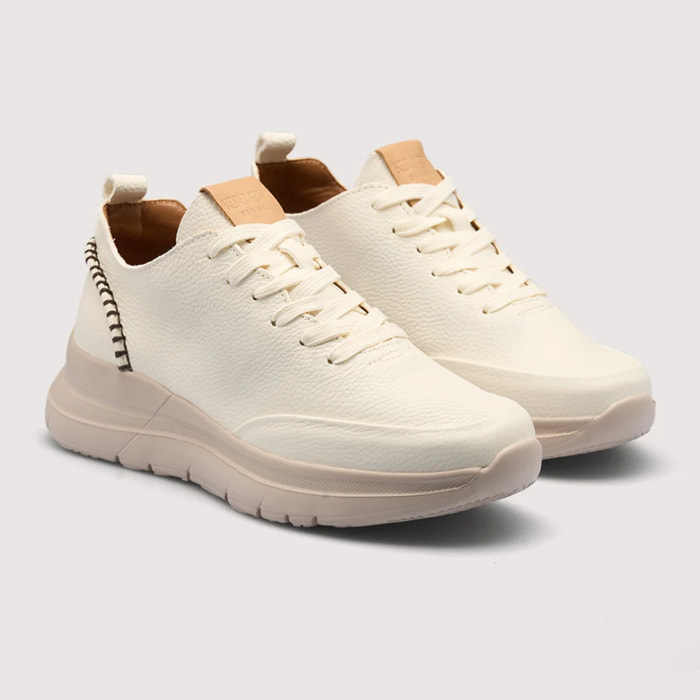 Sneaker Piel Blanco - Morella