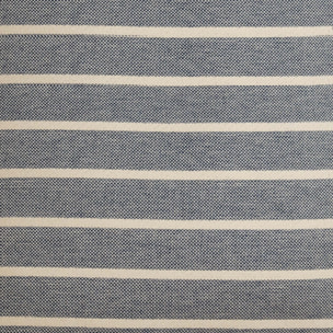 Housse de coussin jacquard 45x45 cm Rayure Bleu FC