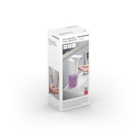 Dispenser di sapone liquido automatico ricaricabile Bitesap - bianco - 11x21,5x6,5 cm