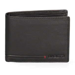 Portafoglio uomo vera pelle - Modello Araldo Prime - Casual - 12.0 x 10.0 x 2.5 cm