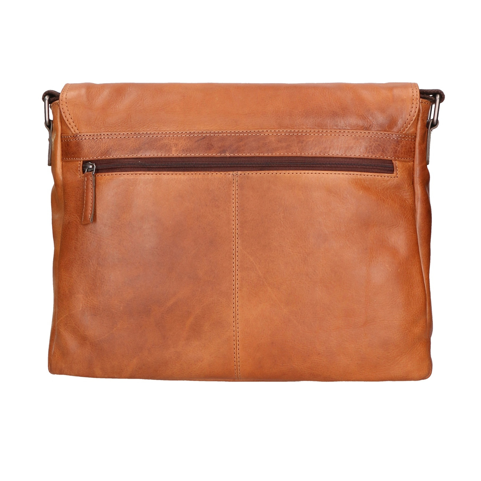 Borsa a mano unisex vera pelle - Modello False - Made in Italy - 37.0 x 27.0 x 12.0 cm