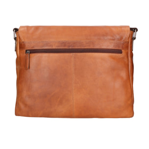 Borsa a mano unisex vera pelle - Modello False - Made in Italy - 37.0 x 27.0 x 12.0 cm