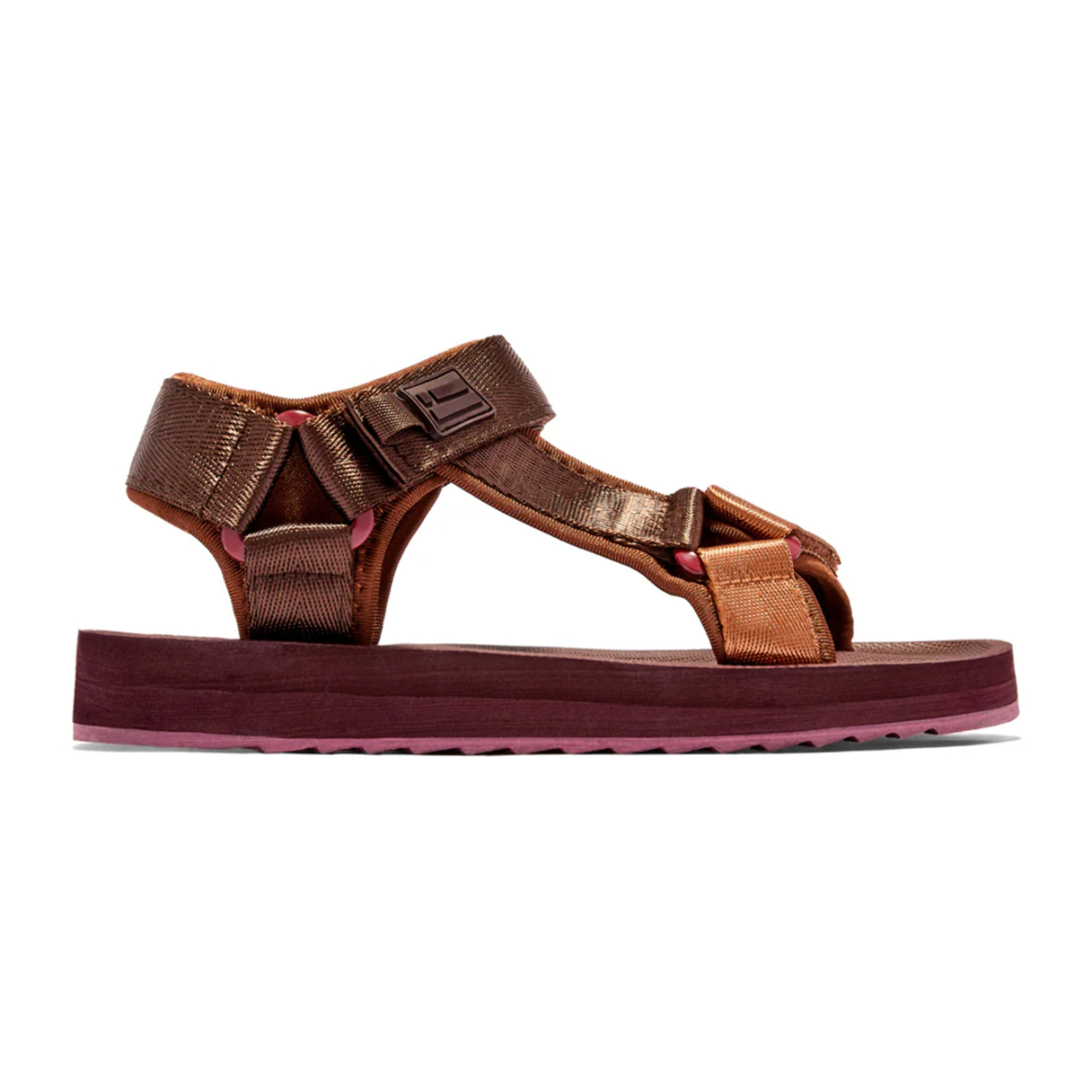 Sandalias de Tiras de Mujer en Marrón