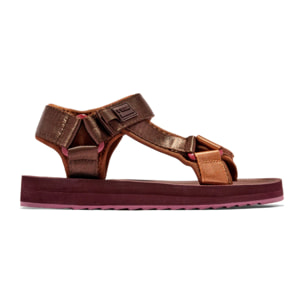 Sandalias de Tiras de Mujer en Marrón