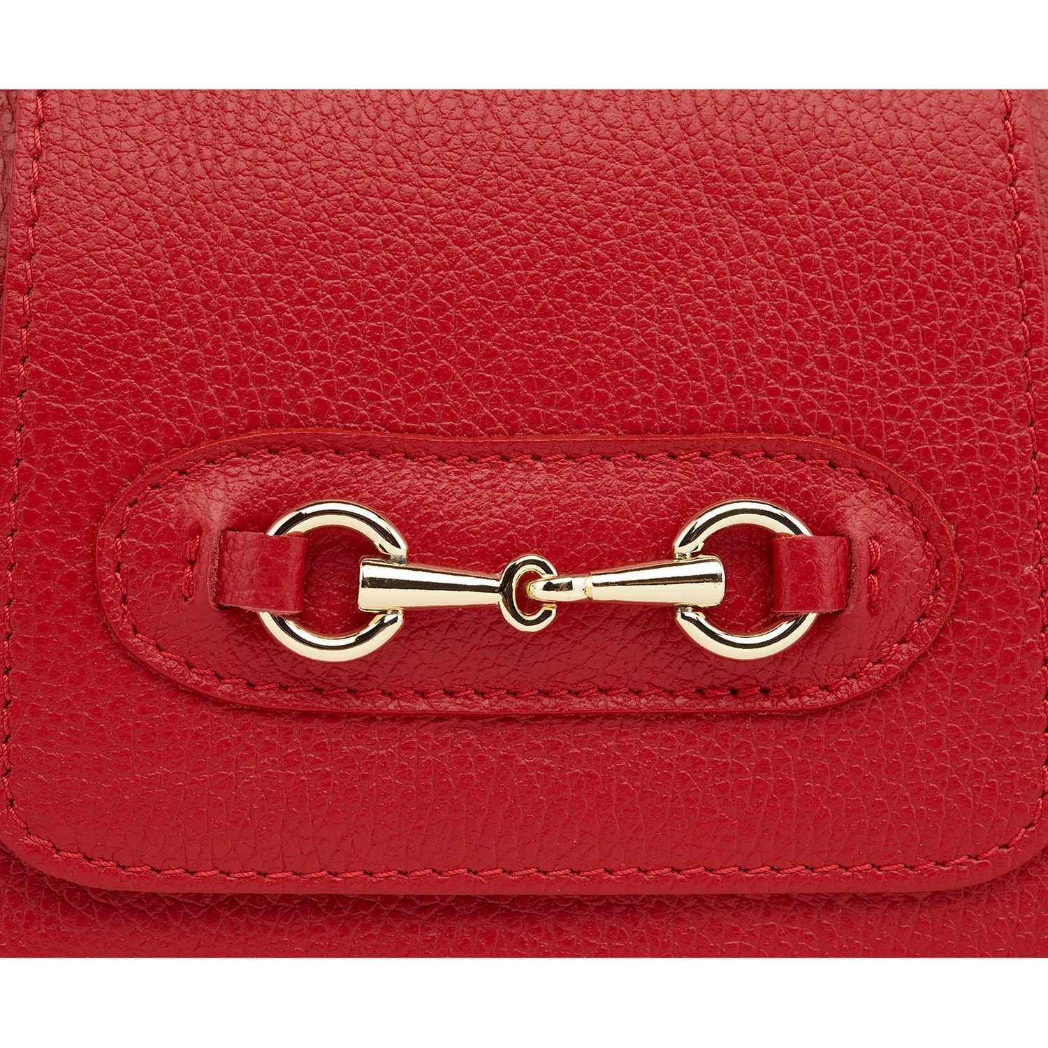 Borse Donna colore Rosso-in pelle Made in Italy 15x20x8cm