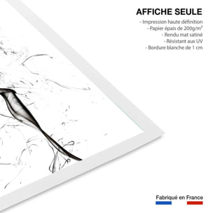 Poster smoke tulip dream Affiche seule