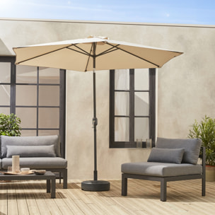 Parasol rond 3m avec mât central TOUQUET