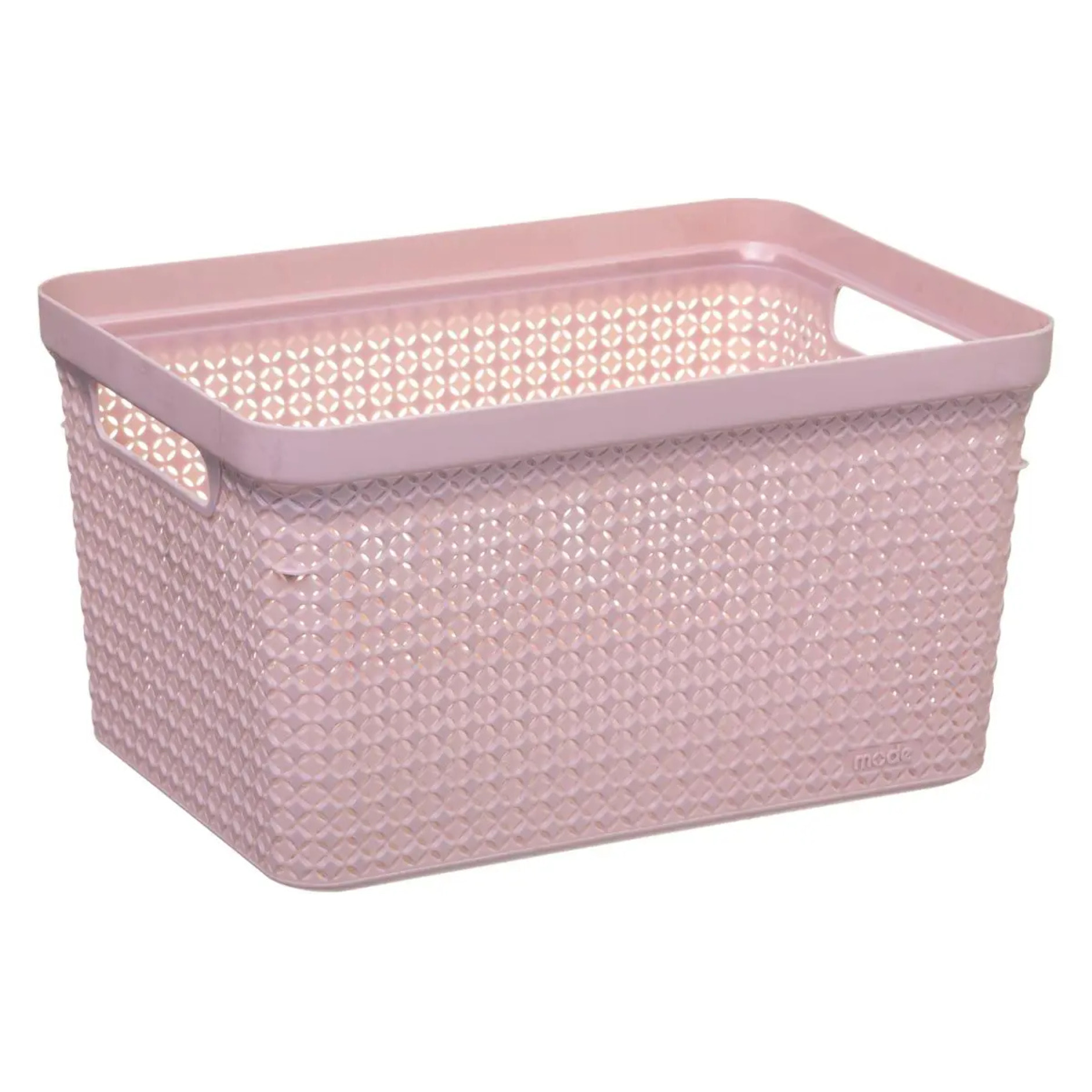 Panier en plastique 5L "Scandinave" gris