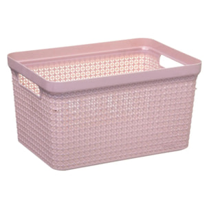 Panier en plastique 5L "Scandinave" gris
