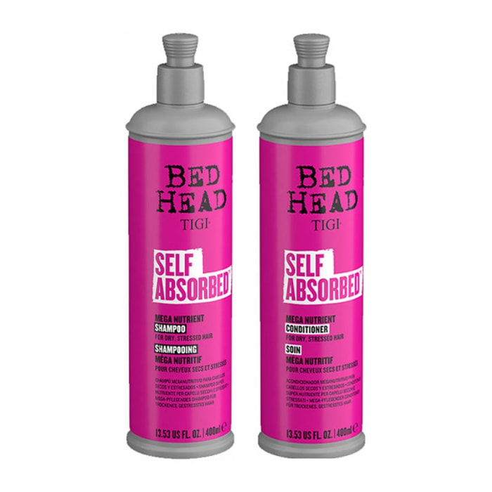 TIGI Kit Bed Head Self Absorbed Shampoo 400ml + Conditioner 400ml