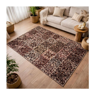 Tapis kilim fait main motif géométrique RALO