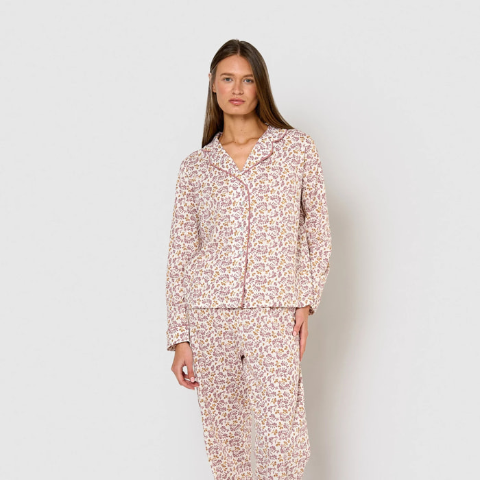 Pigiama in cotone rosa selvana