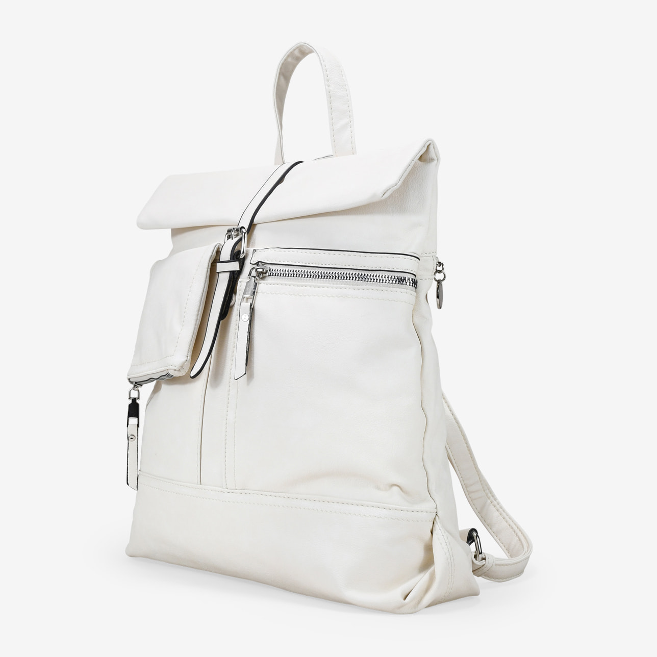 Mochila antirrobo beige con bolsillos