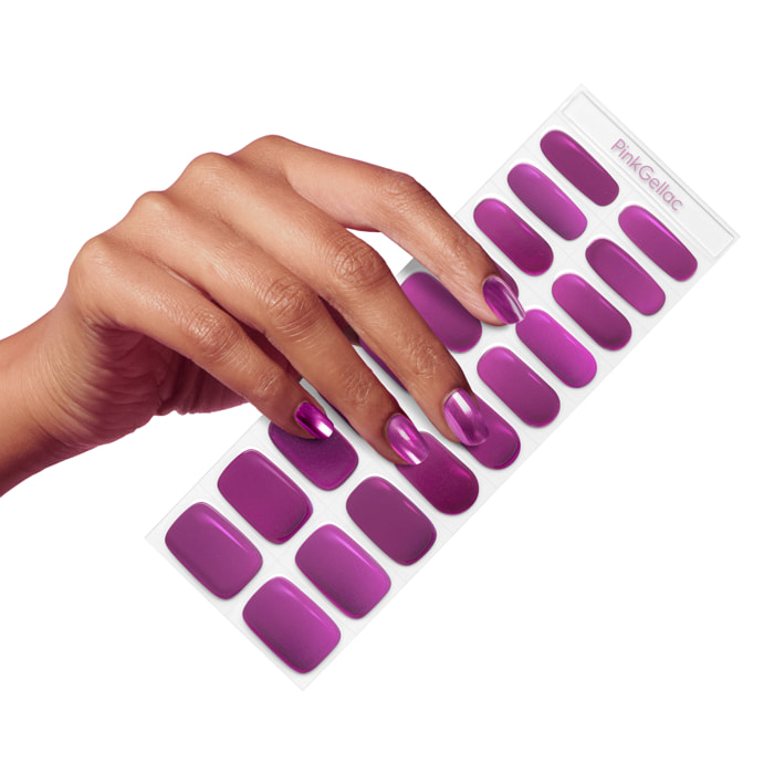Stickers gel - 0010 Bubblegum Chrome