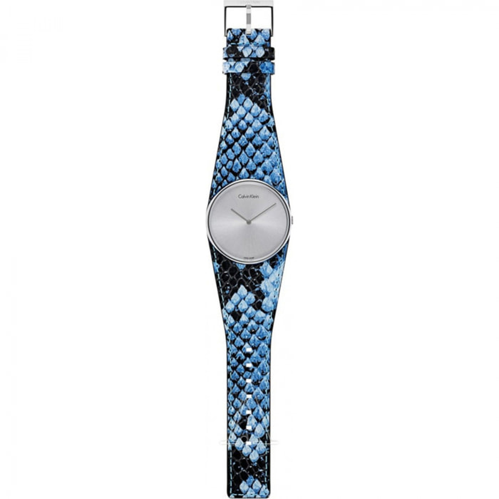Reloj Calvin Klein K5V231V6 Mujer Analogico Cuarzo con Correa de Cuero