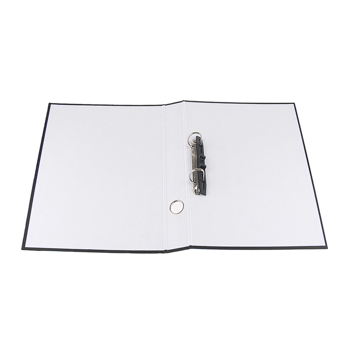 PACK 6 Pz. CARTELLA Fº 2 ANELLI NERO