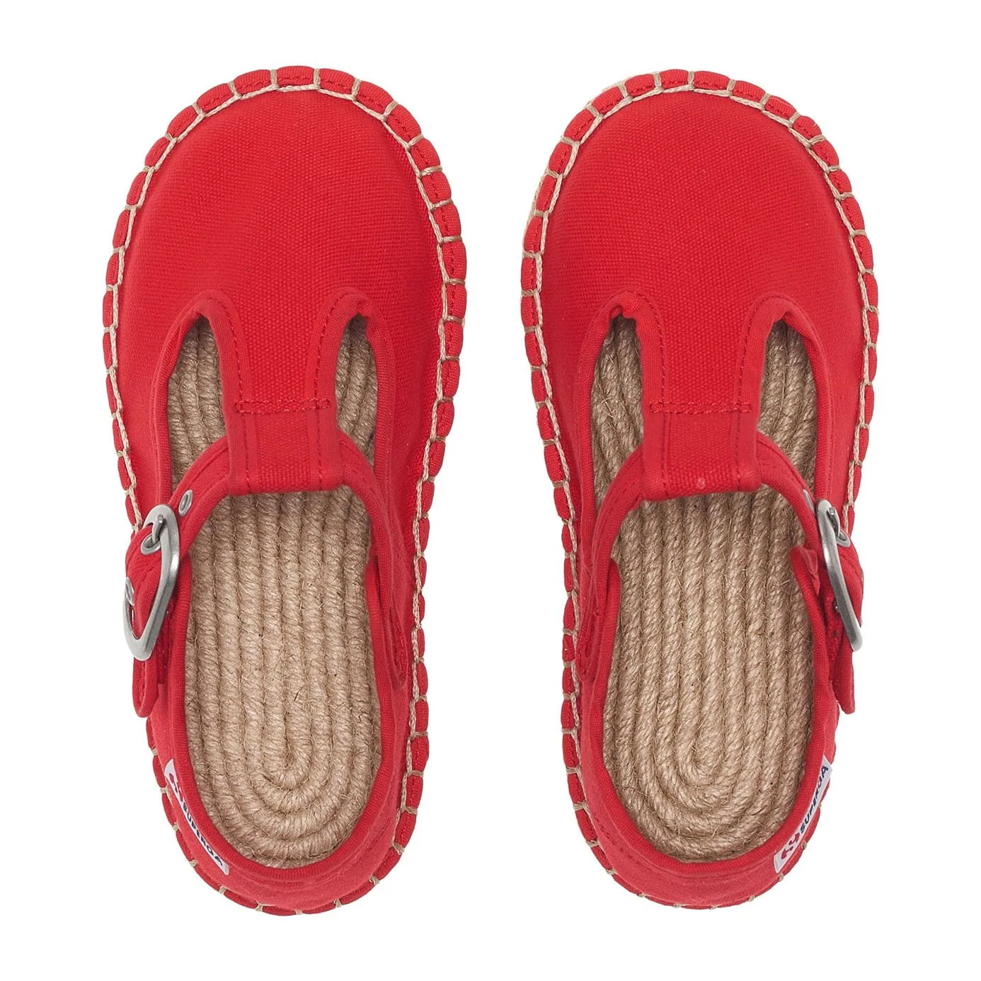 Superga - Alpargatas Niña Rojo - 3010 MARY JANE KIDS ESPADRILLAS
