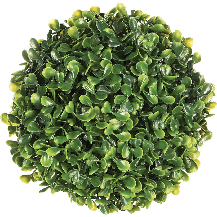 Boule de buis artificiel vert D18cm