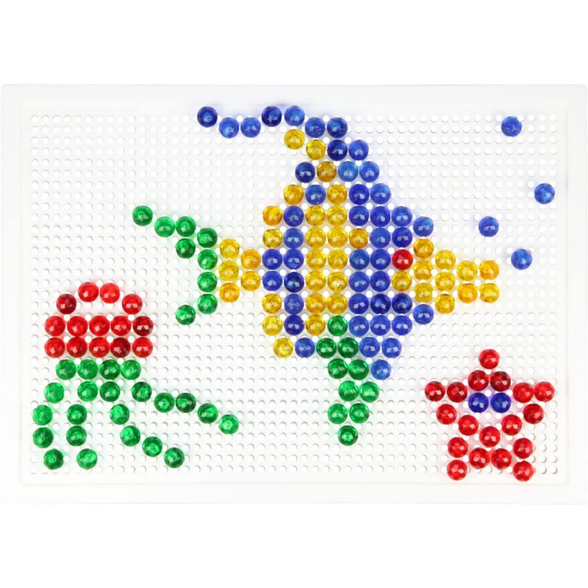 Set Chiodini Trasparenti Grande 10mm, 260 pz