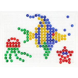 Set Chiodini Trasparenti Grande 10mm, 260 pz