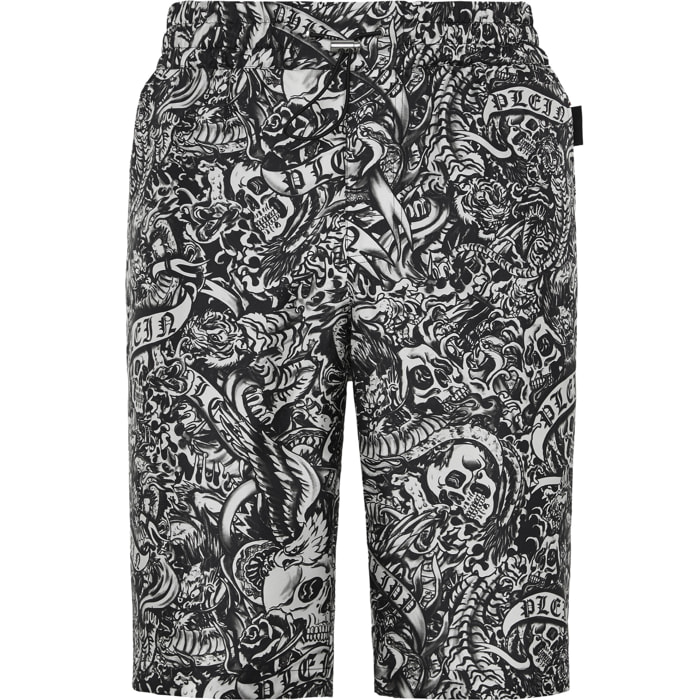 PHILIPP PLEIN Pantalones cortos TATTOO