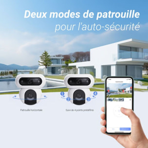 Caméra de surveillance EZVIZ H90 - Double optique 2K+ motorisée