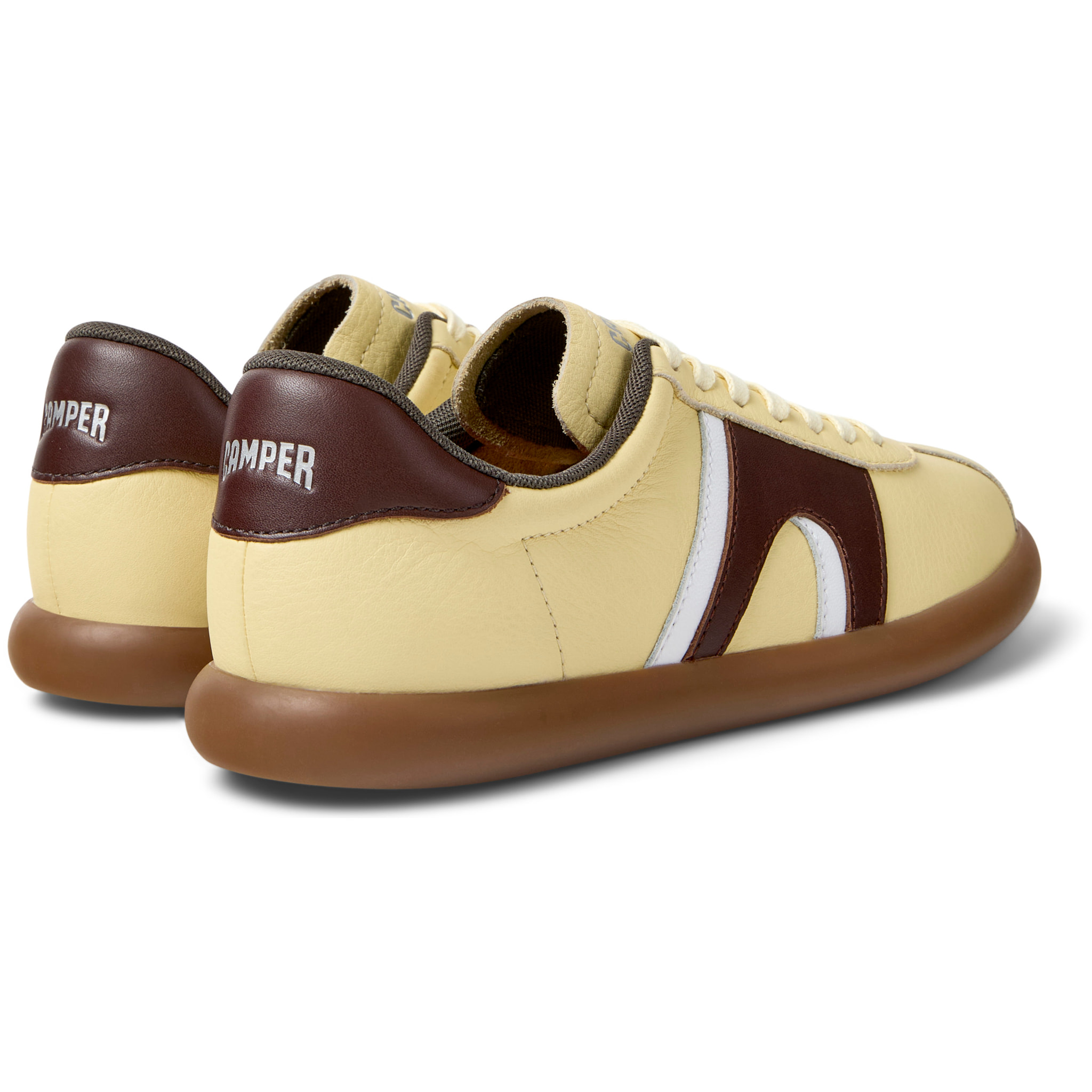 Zapatillas - CAMPER Pelotas Soller - Amarillo - Cuero liso