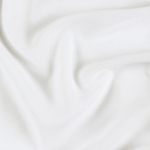 Tissu voile plombé en polyester coton grande largeur - Ecru