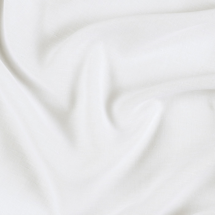 Tissu voile plombé en polyester coton grande largeur - Ecru