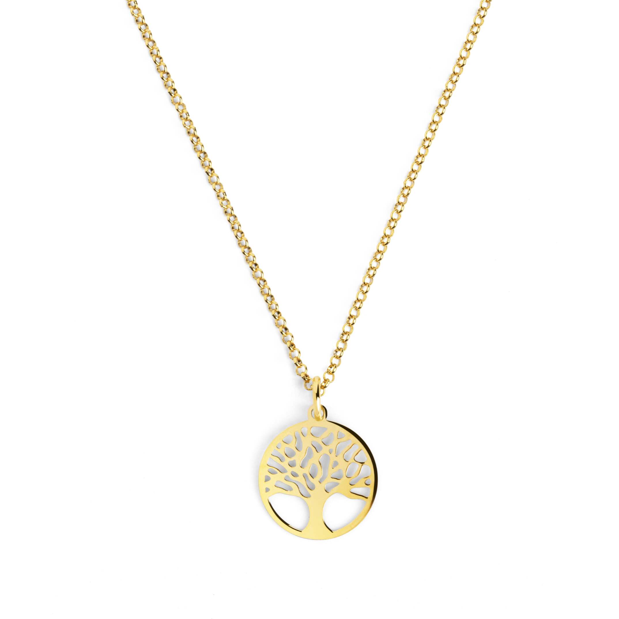 Collana Tree Of Life Argento Placcato Oro