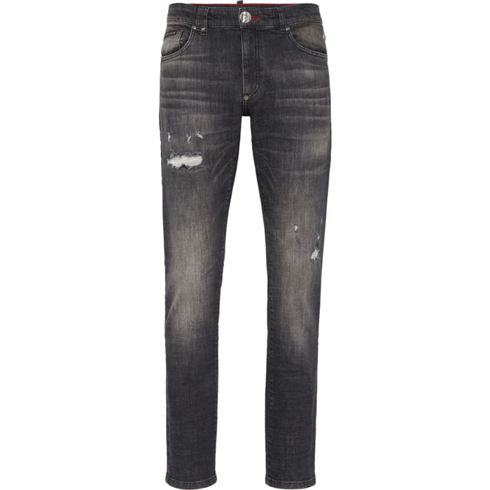 PHILIPP PLEIN Jeans Taglio super dritto
