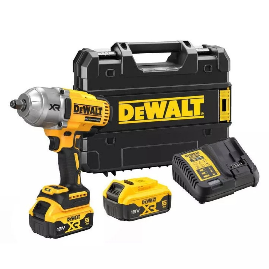 Boulonneuse ½” DEWALT XR 18V Brushless 1396 Nm - 2 batteries 5.0 Ah, chargeur- DCF900P2T-QW