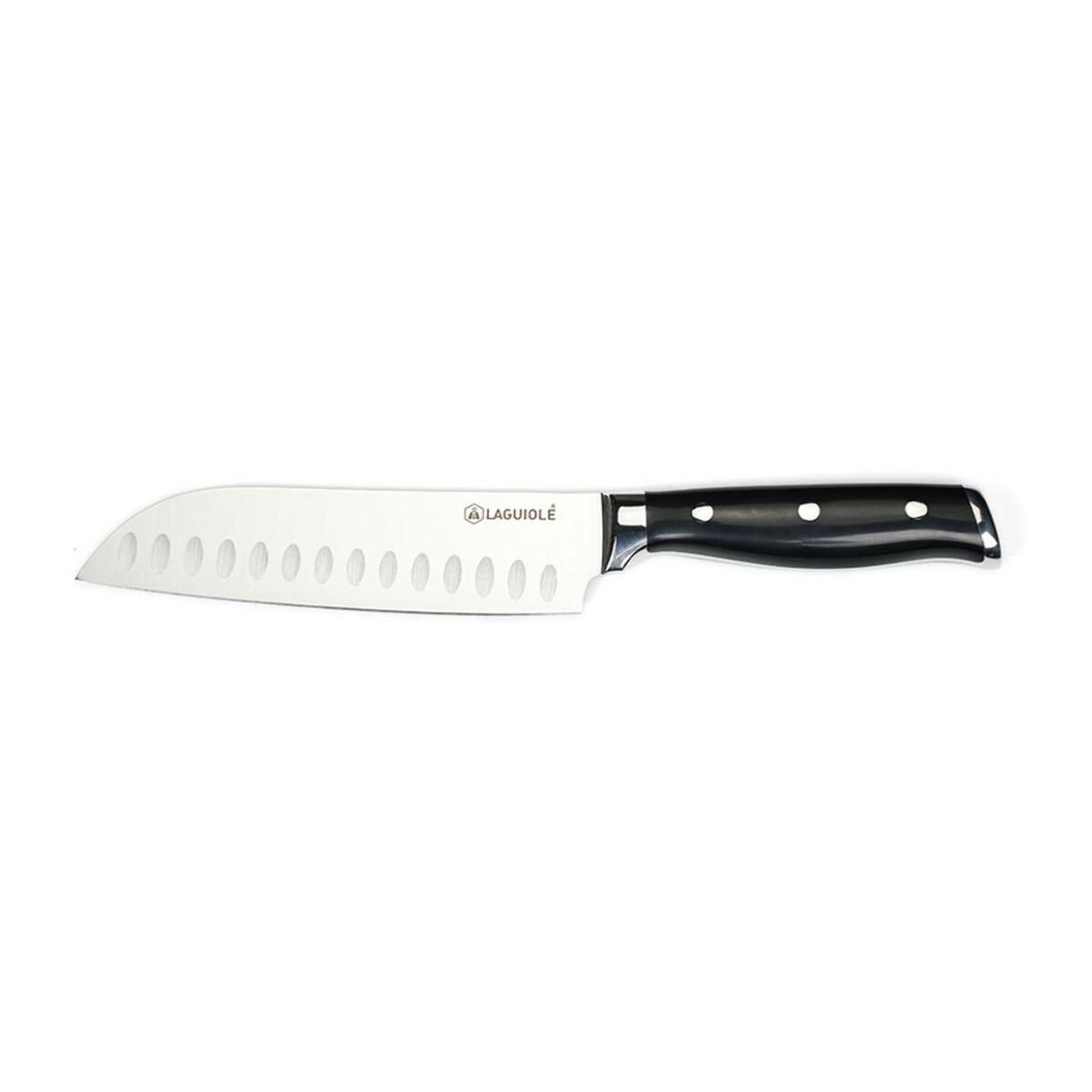 Couteau santoku noir   - "Essentials"