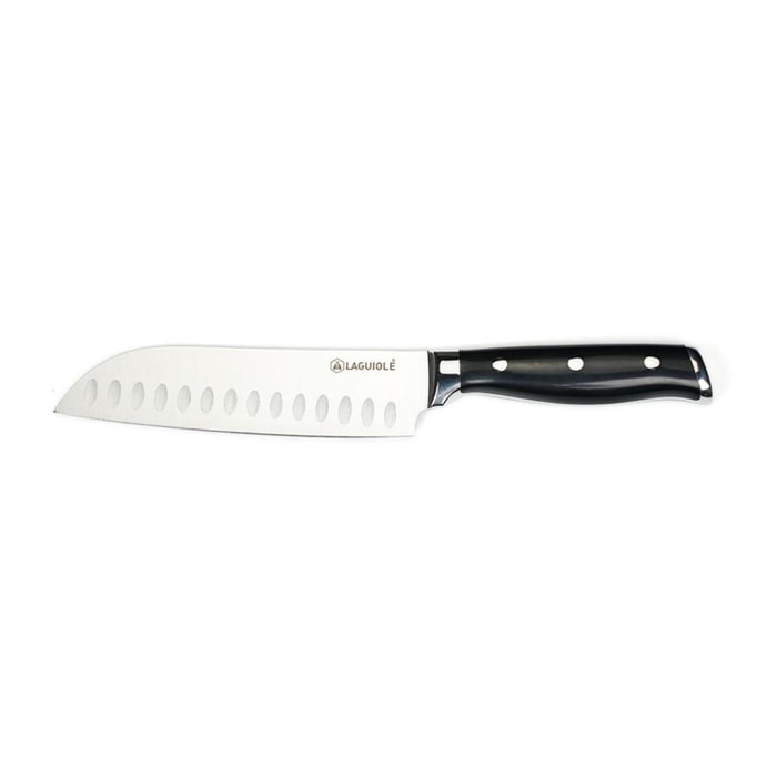 Couteau santoku noir   - "Essentials"