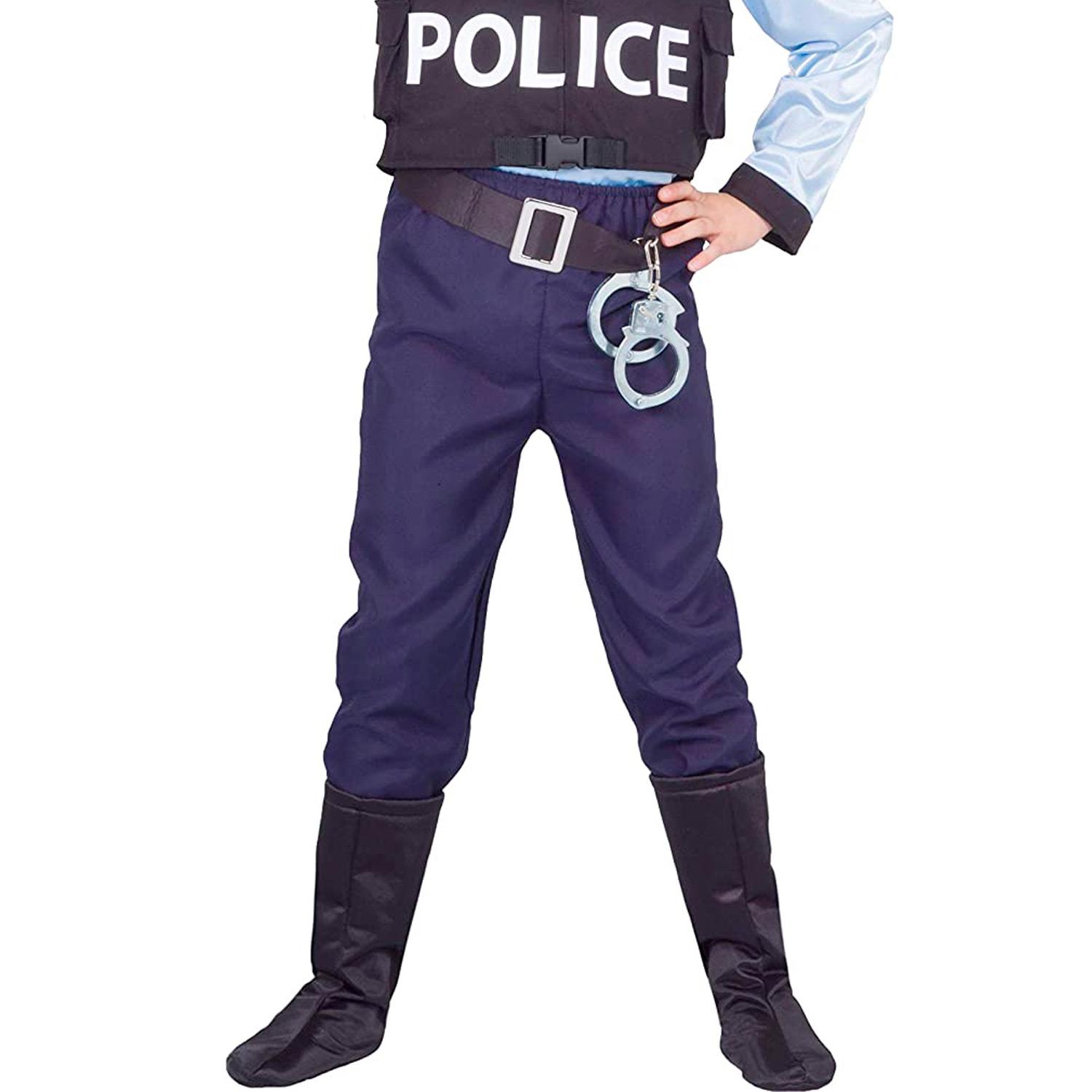 Poliziotto Special Police Costume Carnevale Travestimento Blu Bambino Ciao