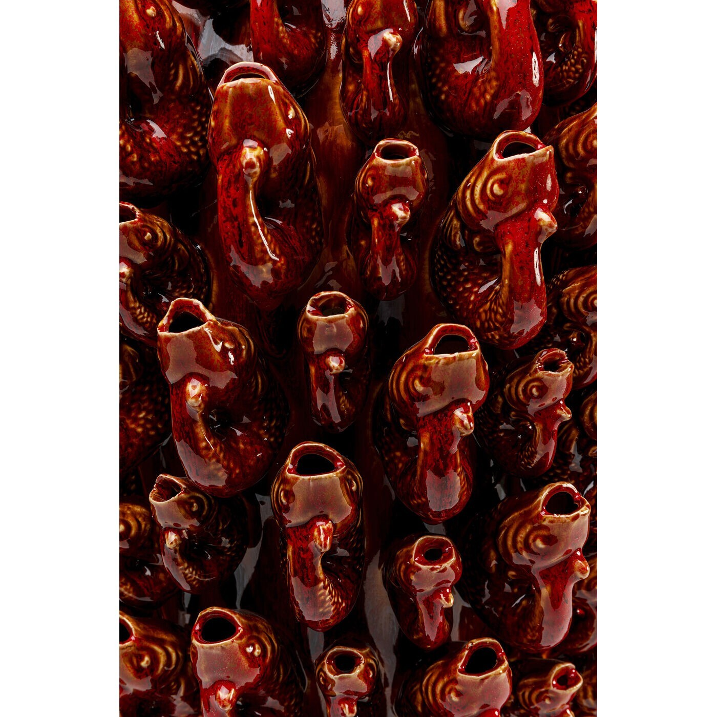 Vase poissons rouges 63cm Kare Design