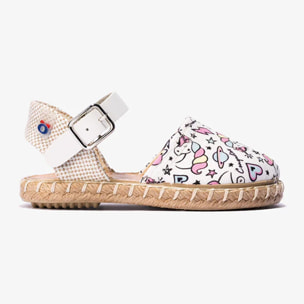 Espadrillas per neonati con unicorno