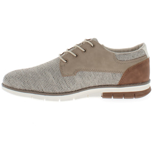 Armata di Mare Scarpe Uomo Scarponcino Casual Stringate con Soletta Rimovibile in Memory Foam AMU 1L908 Beige