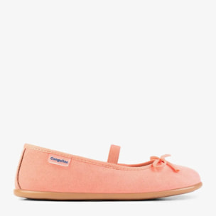 Girl's Coral Basic Ballerinas