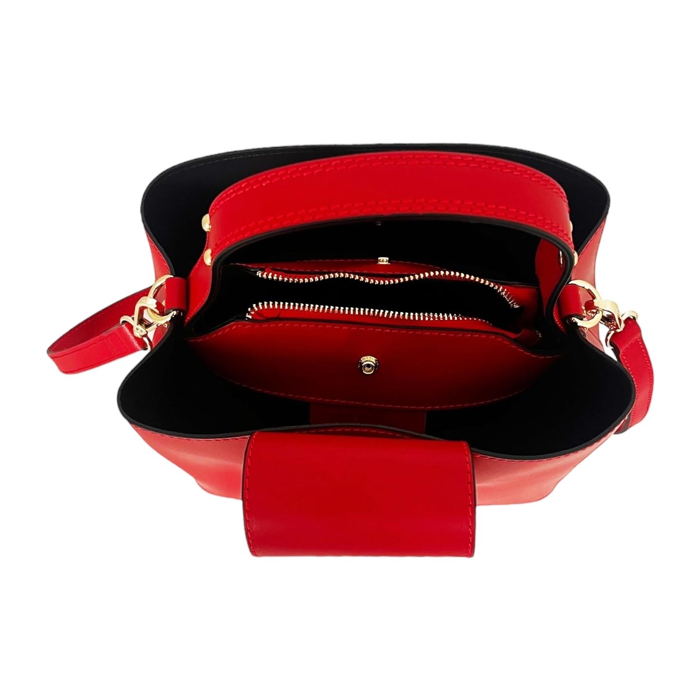 Bolso de mano Cheval Firenze Giulia Rojo